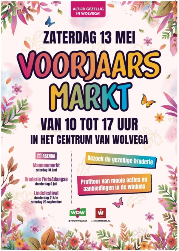 Poster Voorjaarsmarkt Wolvega